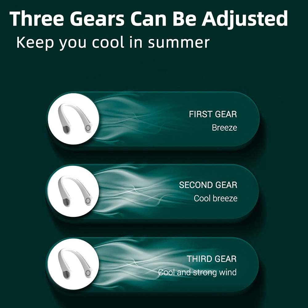 Rechargeable Bladeless - Neck Fan