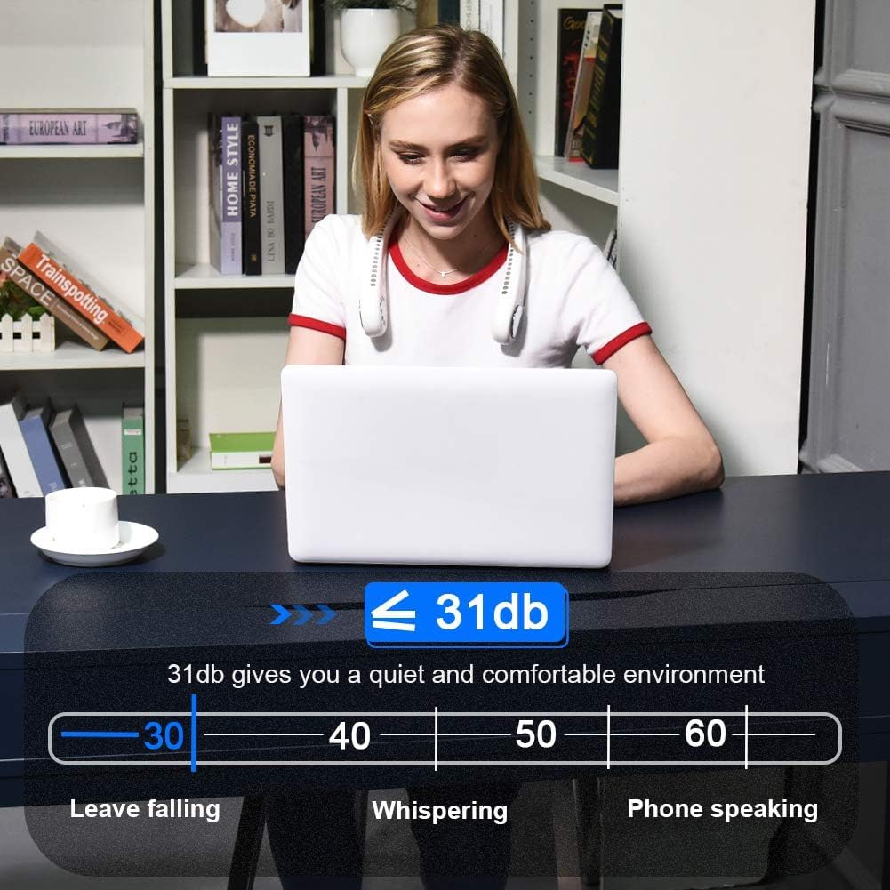 Rechargeable Bladeless - Neck Fan