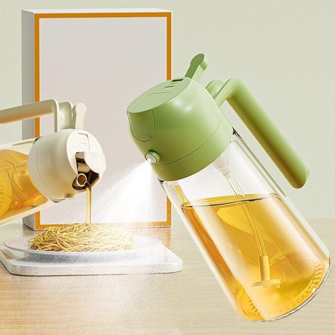 Glass Oil Sprayer And Dispenser Bottle