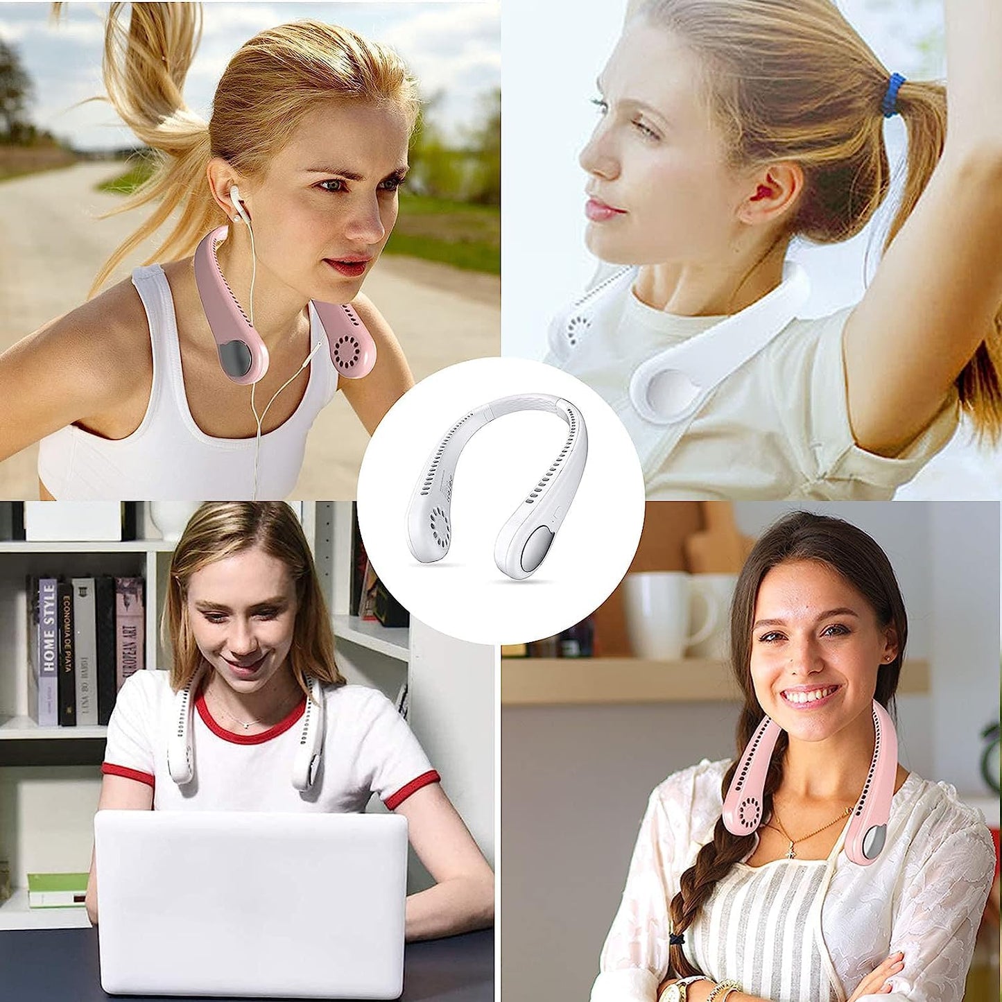 Rechargeable Bladeless - Neck Fan